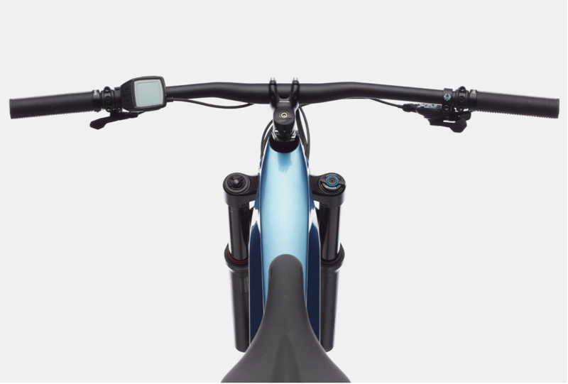 2021 Cannondale Moterra Neo Carbon 2 Electric Mountain Bike in Blue-4